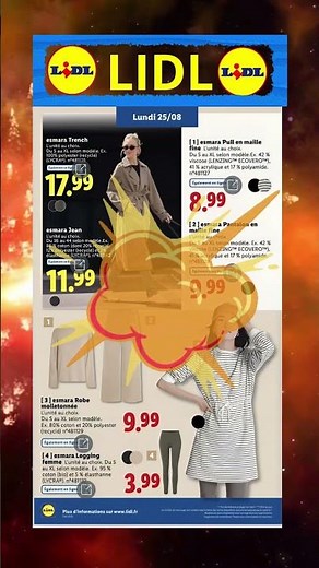 LIDL Catalogue De La Semaine Du 21/08 AU 27/08/25 LIDL France Arrivage De La Semaine