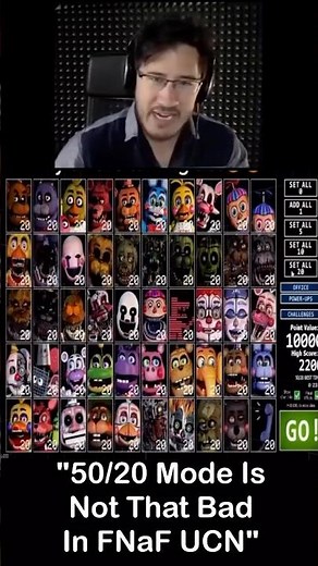 "FNaF UCN 50/20 Mode Is So Easy-" | FNAF 2 Movie MEME