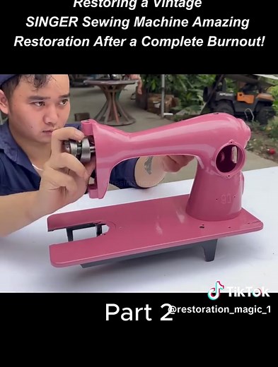 Restoring a Vintage SINGER Sewing Machine: Part 2