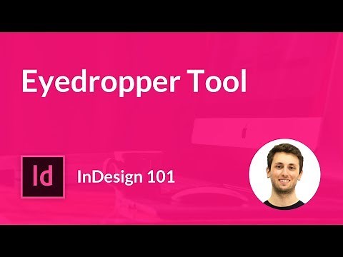 How to extract colors using the Eyedropper tool in InDesign