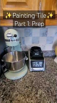 Painting Kitchen Backsplash