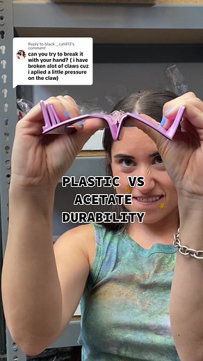 Acetate vs Plastic Hair Clip Durability Test