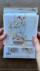 Look at these stunning cards made with our Bohemian Escape Collection ✨ for more inspiration head to the blog section on our website 💕 #newcollection #january #2026 #cardmaking | Uniquely Creative - Creative Kit Club