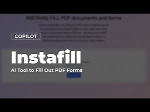 Instafill: Fill PDF forms with ChatGPT