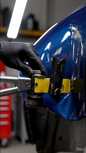 Car Dent Removal with Tools 🔧 Faceless DIY Repair Satisfying #automobile #car