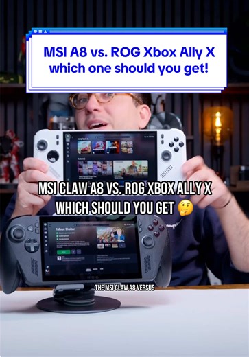 Comparativa: MSI Claw A8 vs ROG Xbox Ally X