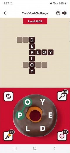 Tim Hortons Word Challenge Level 1605 #timhortons #free #newvideo #subscribe