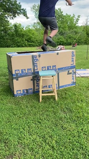 Another cardboard boat #fyp #cardboard #cardboardboat #boat