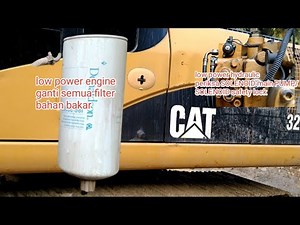 Causes of low power on the CAT320d EXCAVATOR