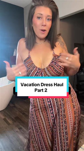 Part 2: vacation dress haul! Now I just need to find some cute coverups to cover my shoulders in case it gets cool in the evenings! #womensfashion #vacationdress #summerdress #tiktokshopcreatorpicks #cruiseoutfits