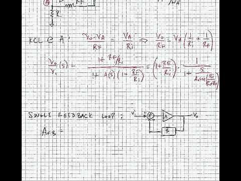 ECE 3110 - Lecture 13a: Gain Error due to Finite Op-amp Gain