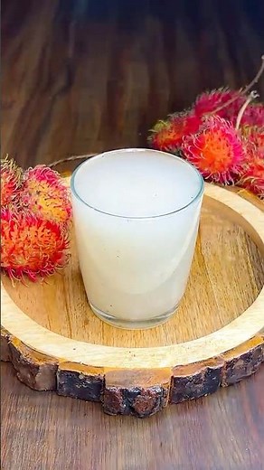 Rambutan Juice Recipe 🍓 #arzina