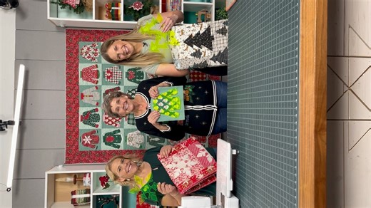 The Doan girls have teamed up once again to bring you another Triple Play tutorial! This week, they’re taking the new holiday templates and creating three different quilts. Get your sewing machines ready – yule want to race to make these projects! | Quilting Deals - Missouri Star Quilt Co