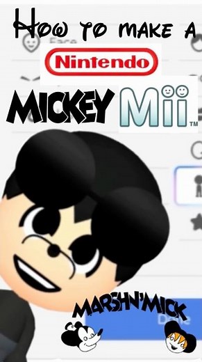 How to make a Nintendo Mickey Mouse Mii!🐭🌟 #mickeymouse #disney