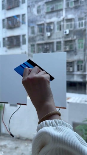 Install smart film in your office or home #smartfilm #smartglass #privacyfilm #factory #pdlcfilm