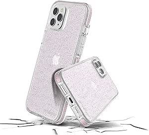 Prodigee Superstar Rose|iPhone 12 Pro Max | Sparkle Glitter |Military Grade Drop Tested|Wireless Charging Compatible| Shockproof | 6.7 inch