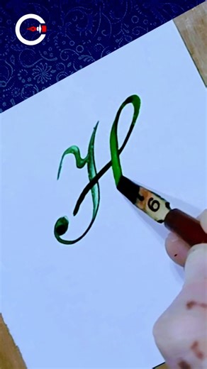Easy Calligraphy for beginners ✍️ | step by step tutorial #shorts