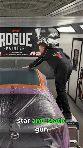 This Paint Booth Trick Eliminates Defects #spraypainting #bodywork #shorts