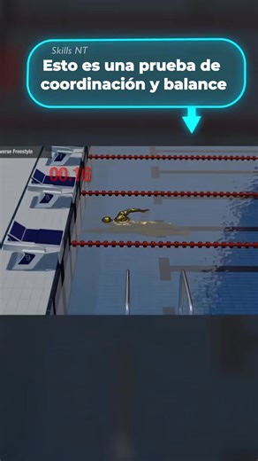 2K views | Nadar crol en reversa es un gran test para medir tu coordinación y balance ‍♂️ Te retamos a intentarlo y a decirnos qué tan rápido eres. ¿Crees poder vencer el tiempo de 32.06 Déjanos tu tiempo en los comentarios. #natacion #swimming #retode | SwimGym | Facebook