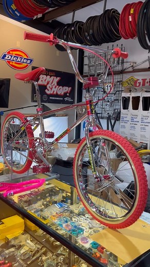 FatlipUSA™ on Instagram: "This 80’s Mongoose SuperGoose got the full chrome treatment with anodized red parts! 🙌 #fatlipusa #bmxrestoration #oldschoolbmx #80sbmx #mongoosebmx #bmxbike #bmxracing #bmxphotography #bikelife #chrome #80s #80svintage #80sfashion #80stoys #bicycle #80schildhood"
