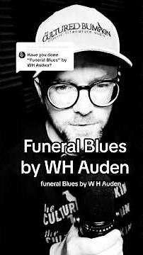 FUNERAL BLUES by W.H. Auden | Classic Poetry About Grief