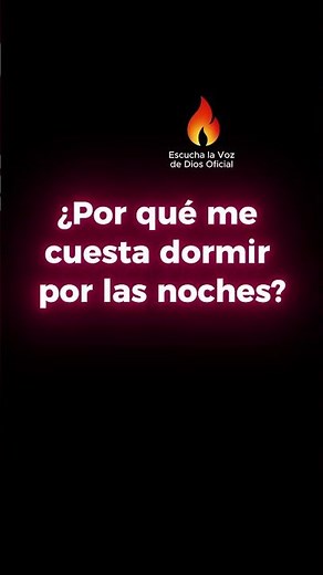 ¿Por qué me cuesta dormir por las noches? | Escucha la Voz de Dios