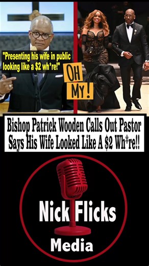 Bishop Patrick Wooden Calls Out Pastor Jamal Bryant Says His Wife Looked Like A $2 Wh*re! ____________________ Pastor Jamal Bryant is at the center of a growing controversy after his wife stepped out in a flesh-colored, form-fitting gown at Atlanta’s Mayor’s Ball last week. What started as quiet chatter on social media has now exploded into a full-blown church world debate about modesty, leadership, and public perception. According to critics, the dress left very little to the imagination. The b