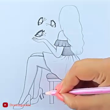 #Girldrawing #Pencildrawing #Easydrawing | Drawingneelu