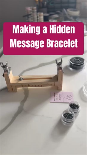 Making a Hidden Message Bracelet | Morse Code Jewellery 💎✨