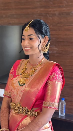 NETHIRI & RAJ | Bespoke bridal boutique | Our dear rapunzel bride on her wedding ❤️. Her dreamy hair do stole the show and In love either her whole look and her hearty smile ✨ Video... | Instagram