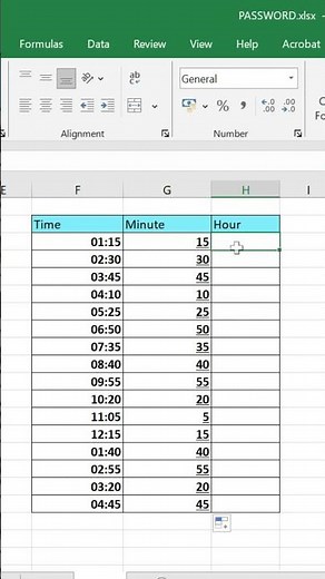 Learn HOUR and MINUTE Functions in Excel