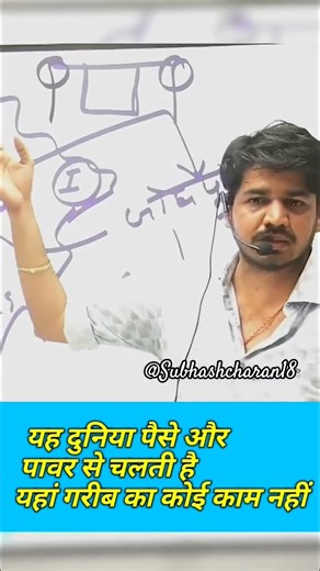 दुनिया सिर्फ़ पैसे की पावर समझती हैं 💯 #gksubhascharan #motivation #subhashcharan #reels