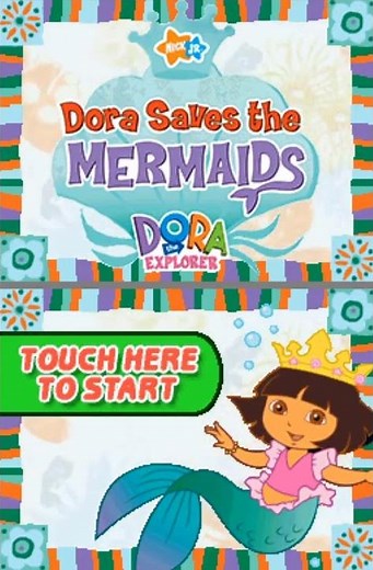Dora the Explorer: Dora Saves the Mermaids Title Screen (DS)