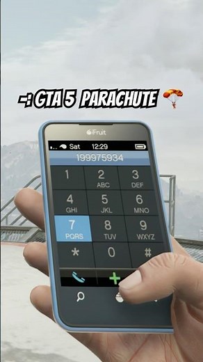 GTA 5 : Parachute Cheat Code #shorts