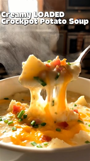 199K views · 1.3K reactions | 凜北 Creamy LOADED Crockpot Potato Soup...