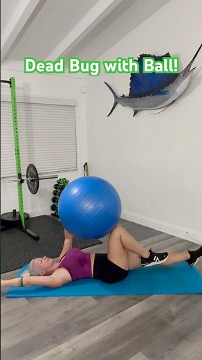 ⚡ Dead Bug w/ Ball: Core Control Mastery!
