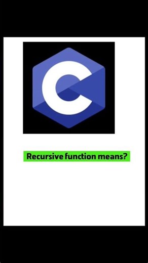 Recursive Function in C Explained | What is Recursion?