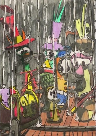 Dusty Glassford in Pistachio the little boy that woodin’t drawing