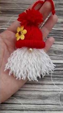 #shorts,How to make Gnome with Yarn!🎅easy & cute.#yarn #diy #christmas #gnomes#handmade