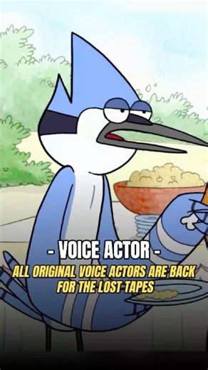 All original voice actors are back for the lost tapes. #celebrity #regularshow #voice