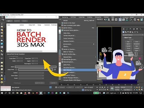 Batch Render | Multiple renders at once | 3Ds Max | V-Ray