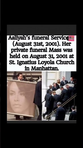 A Look Back at Aaliyah's Private Funeral Service in Manhattan#Aaliyah#RIPAaliyah#Funeral#MusicLegend