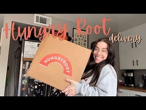 HUNGRYROOT DELIVERY / vegan grocery haul & review (vegan food delivery)