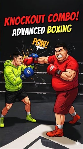 KNOCKOUT COMBO! ADVANCED BOXING 👊#Boxing #KnockoutCombo #BoxingTechnique #BoxingTraining #knockout