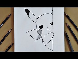 How to draw Pikachu easy | Beginners drawings tutorial step by step | Art videos