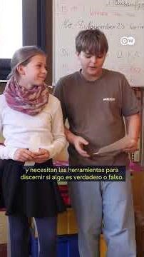 Cómo detectar noticias falsas: Alemania enseña en escuelas a evitar la manipulación #shorts