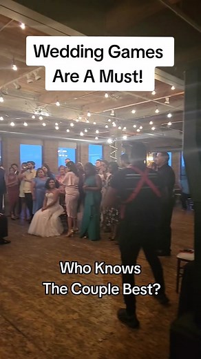 ✨️Looking for new ways to Have fun at your wedding?? Play Games with your guests!! It's an easy & new way that you can bring guests to the dance floor & test their couple knowledge for a fun prize!! My client did this in her wedding *this clip actually* & it was a HIT!! Everyone laughed & had fun! Highly recommend thinking outside of the box to have fun with your guests 🥰 #weddingplanninghacks #weddingplanningtips #weddingtips #weddingtiktok #weddingtok #weddings #wedding #weddingday #weddingfu
