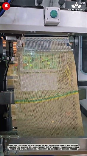 Potato Net Bagging: Automatic Packaging Machine for Efficient Produce Packing