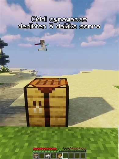 Ciddi oynayacaz dedikten 5 dakika sonra | #minecraft #minecraftserver #minecraftshorts #shorts