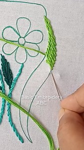 147K views · 2K reactions | basic romanian stitch leaf tutorial #handembroidery #ruphandicraft #bordado #reelsviralシfb #embroidery #basicembroideryabc | Basic Embroidery ABC | Facebook